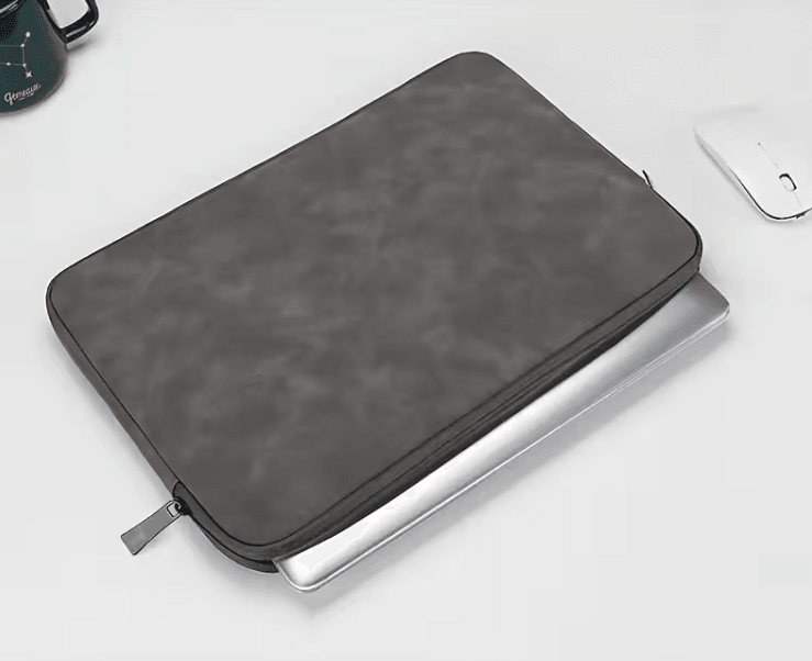 SlimGuard PU Leather Laptop Sleeve Case 6