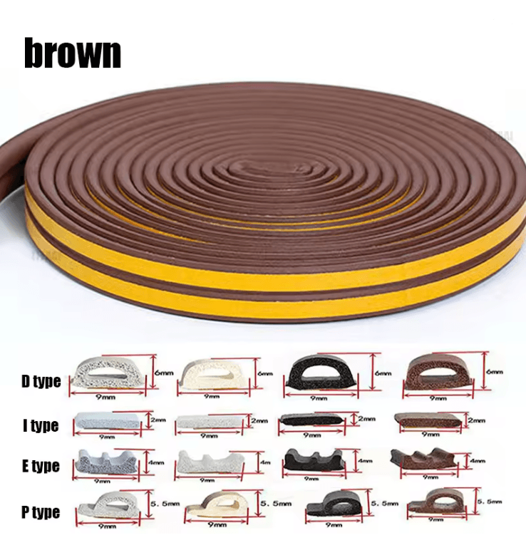 SealPro Self Adhesive Weather Stripping Tape 6