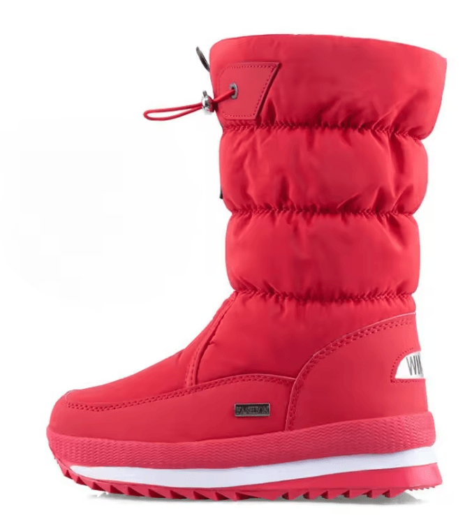 SnowLuxe Warm Plush Waterproof Winter Boots For Women 8