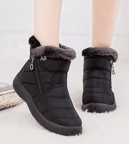 CozyStep Waterproof Fur Lined Winter Ankle Boots For Women 1