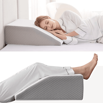 ElevateEase Memory Foam Leg Wedge Pillow for Sleeping and Relaxation