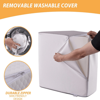 ElevateEase Memory Foam Leg Wedge Pillow For Sleeping And Relaxation 3