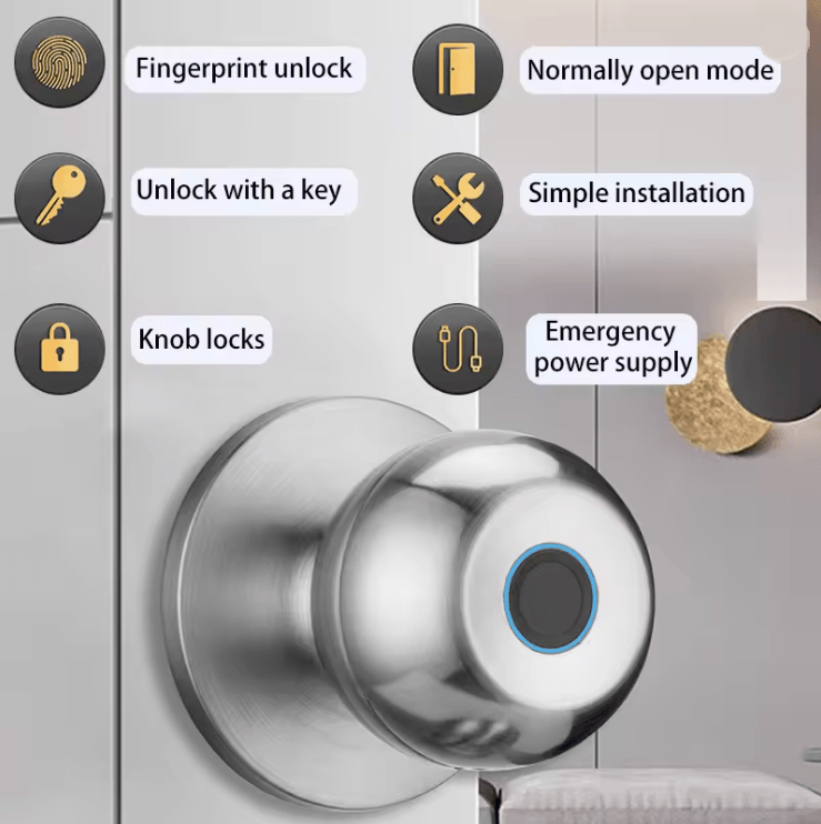 SafeAccess Tuya Fingerprint Smart Door Lock 1