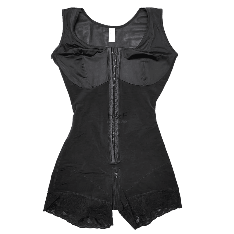 Sculptique High Compression Full Body Shaper With Adjustable Brooch Closure 3