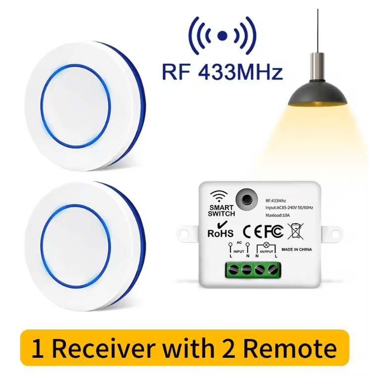 LumiSync Wireless RF Light Switch With Remote Control 4