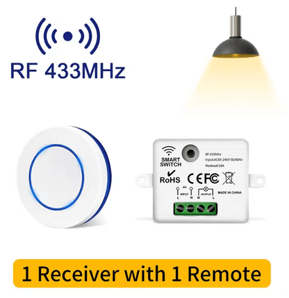LumiSync Wireless RF Light Switch With Remote Control 7