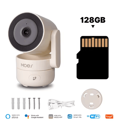 HomeGuard 4MP Tuya WiFi Smart Security Camera With Pan Tilt And Night Vision 6