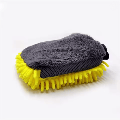 AquaShine DoubleFaced Microfiber Car Wash Gloves  Waterproof Cleaning Mitts For Auto Detailing And  3