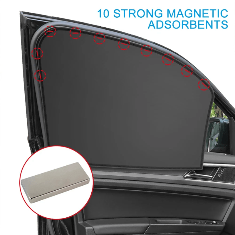 ShadeGuard Magnetic Car Sunshade  DoubleSided UV Protection Window Shield For All Vehicles 3