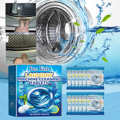 Washing Machine Cleaning Tablets Deep Cleaning Effervescent Tablets For Odor Removal And ResidueFre 2