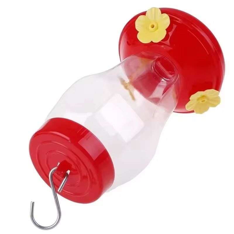 480ML Plastic Bird Water Feeder Bottle Clear Hanging Hummingbird Feeder For Garden 2