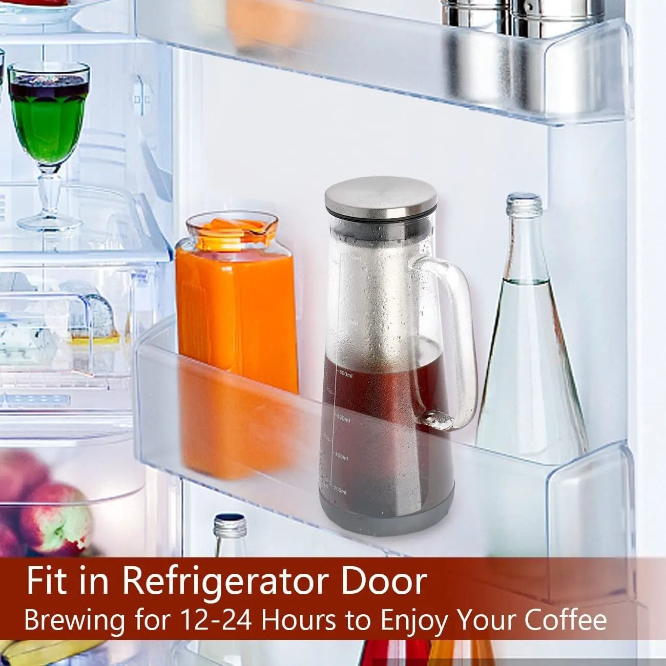 Airtight Cold Brew And Tea Infuser Glass Carafe 3