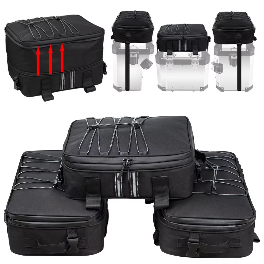 Premium Adventure Motorcycle Top Bag – Waterproof Luggage Case for BMW R1250GS, R1200GS, and ADV Touring Models