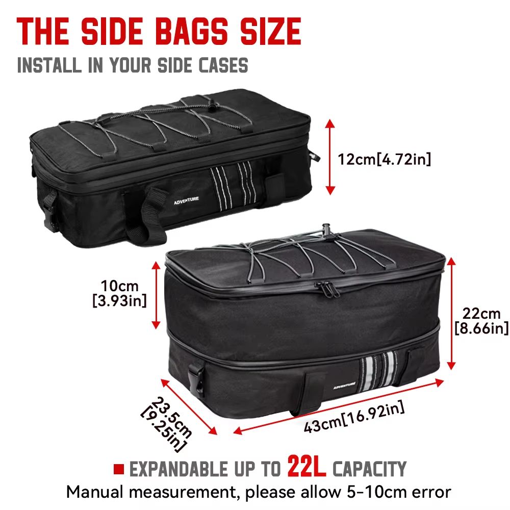 Premium Adventure Motorcycle Top Bag  Waterproof Luggage Case For BMW R1250GS R1200GS And ADV Touri 3