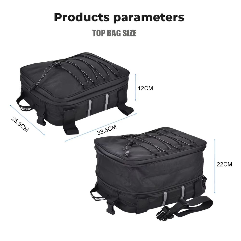 Adventure Series Saddlebag Top Bag  Waterproof Motorcycle Pannier Luggage For BMW R1250GS R1200GS A 2