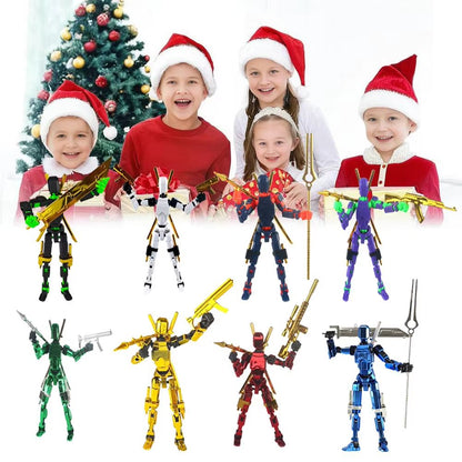 Titan T13 Transforming Action Figure Robot Set  MultiJointed Movable Hero And Dog Toy For Kids 1