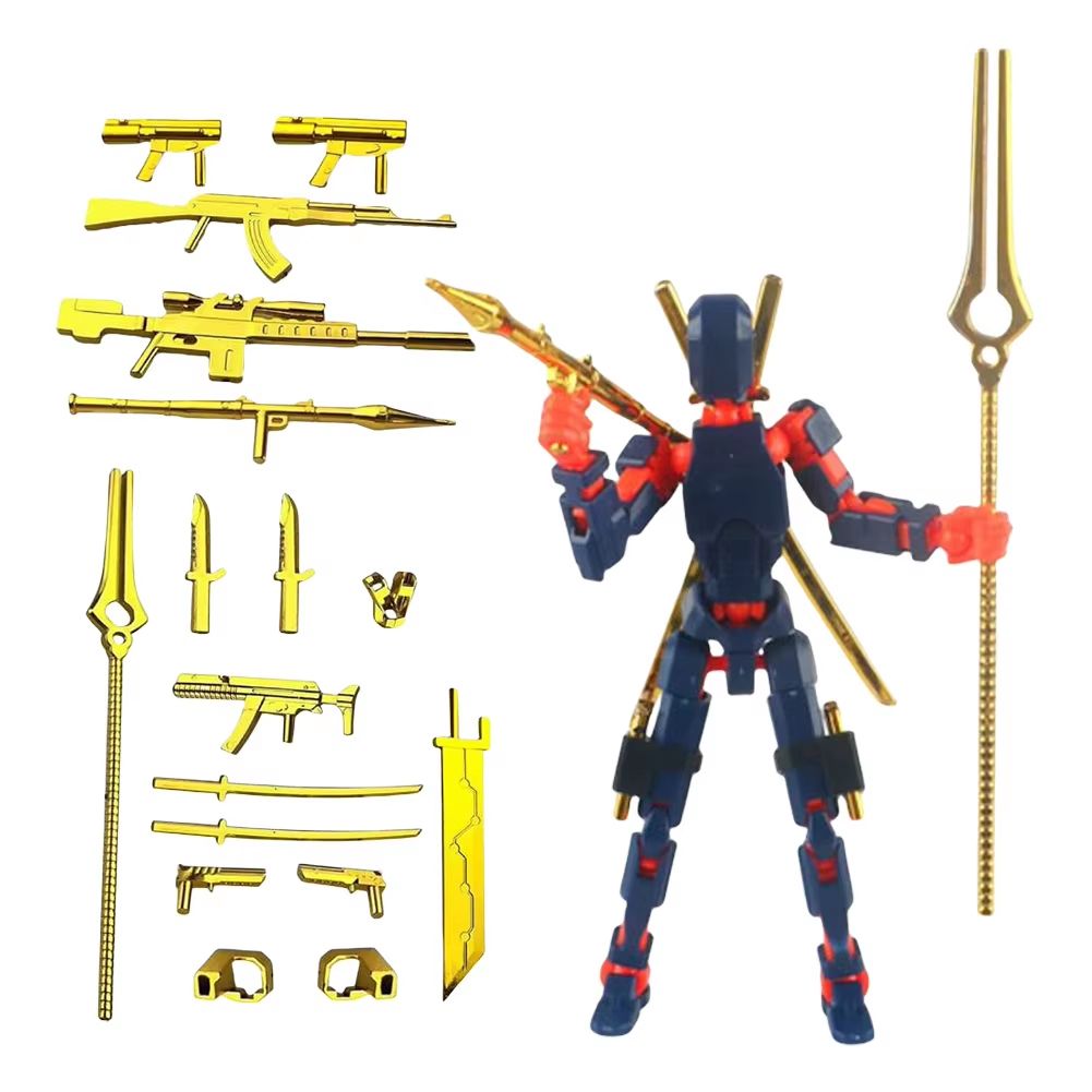 Titan T13 Transforming Action Figure Robot Set  MultiJointed Movable Hero And Dog Toy For Kids 11