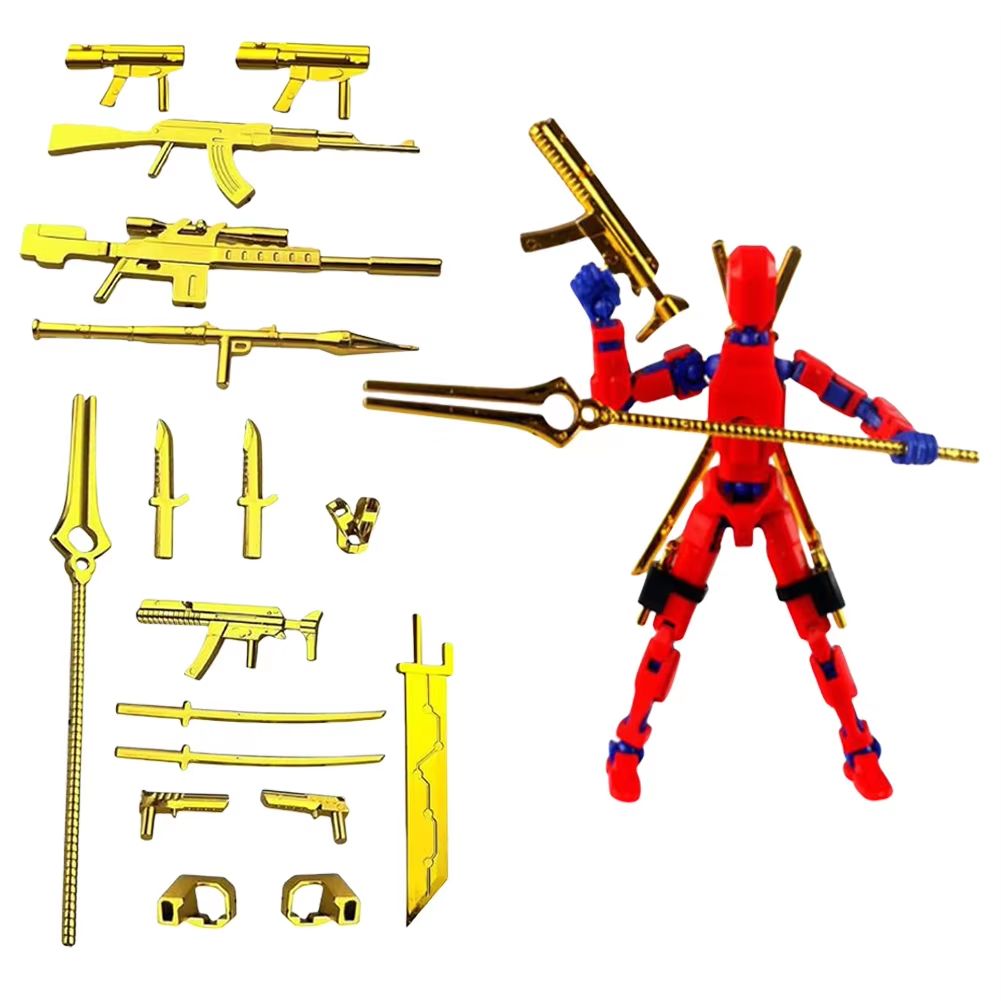 Titan T13 Transforming Action Figure Robot Set  MultiJointed Movable Hero And Dog Toy For Kids 7