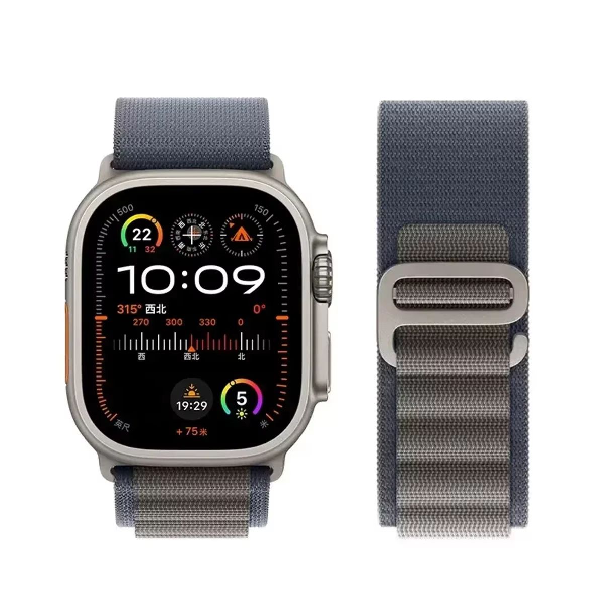 Alpine Loop Apple Watch Band  Premium Nylon Strap For Apple Watch Ultra 2 Series 9 8 7 SE And More 6
