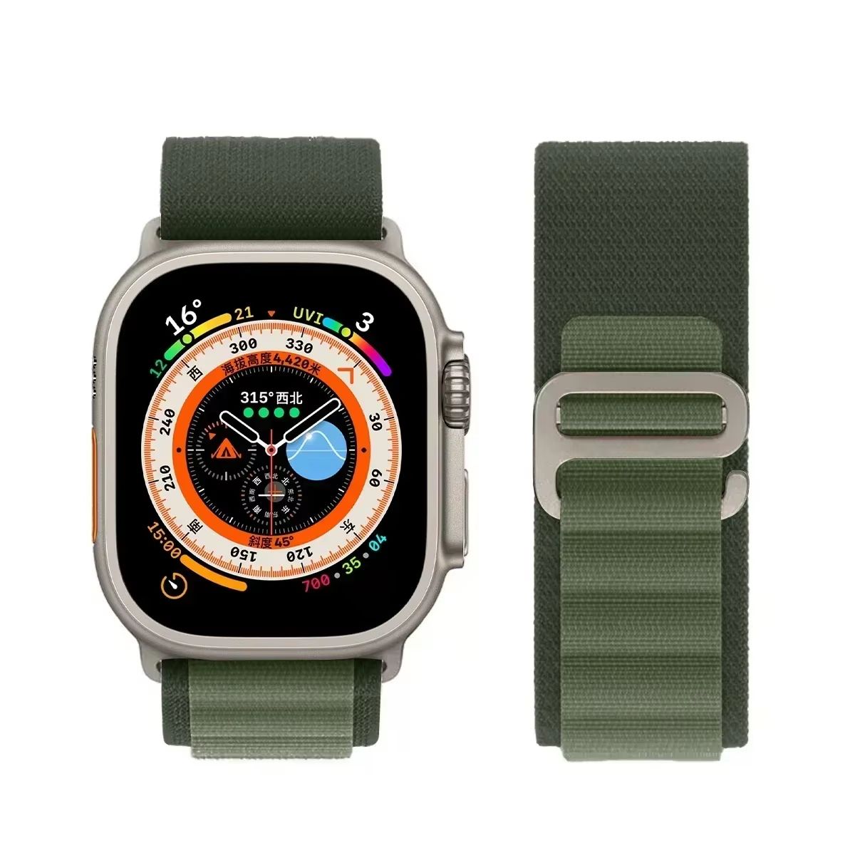 Alpine Loop Apple Watch Band  Premium Nylon Strap For Apple Watch Ultra 2 Series 9 8 7 SE And More 7