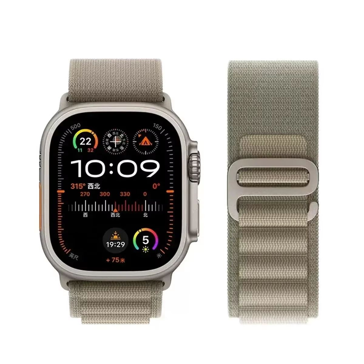 Alpine Loop Apple Watch Band  Premium Nylon Strap For Apple Watch Ultra 2 Series 9 8 7 SE And More 8