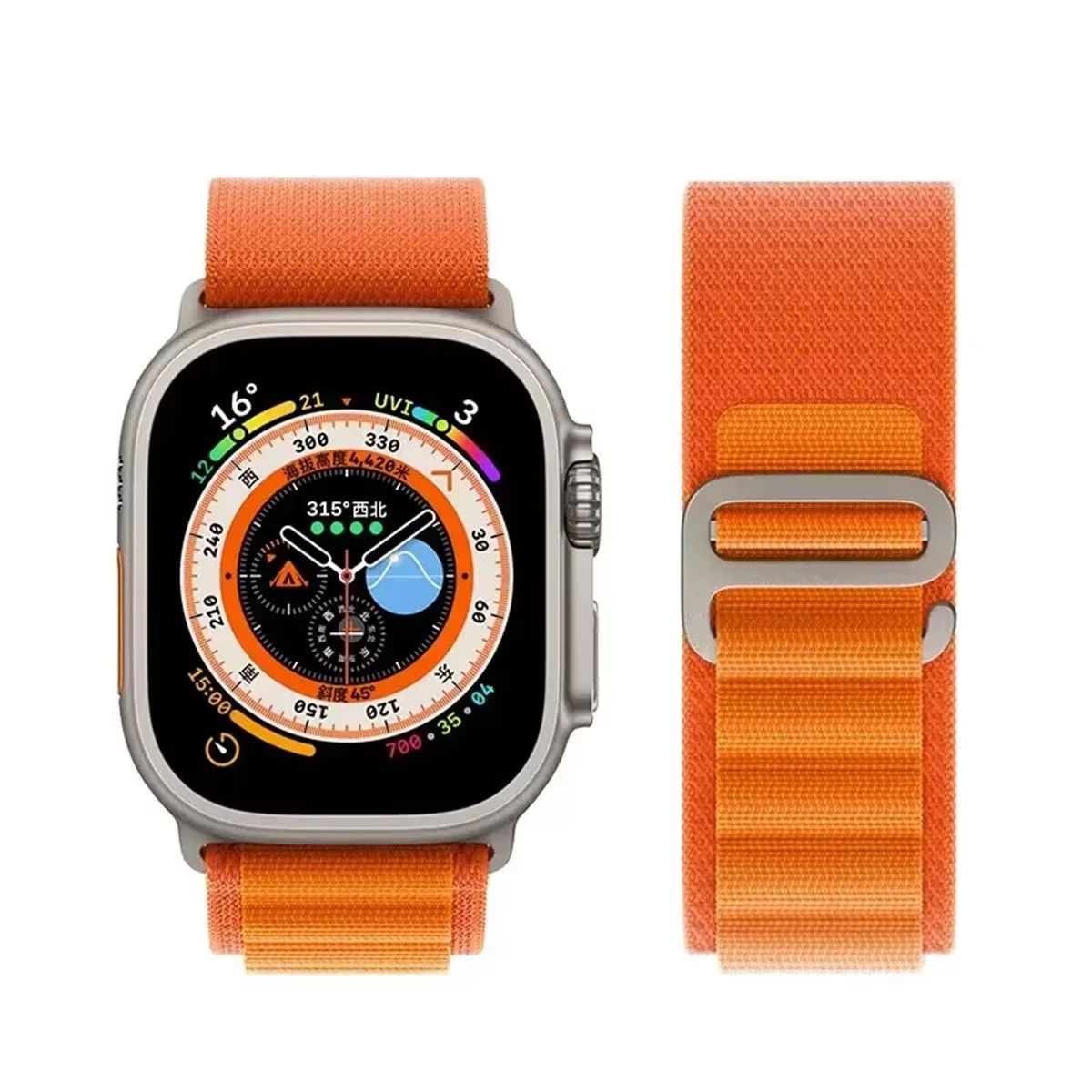 Alpine Loop Apple Watch Band  Premium Nylon Strap For Apple Watch Ultra 2 Series 9 8 7 SE And More 12