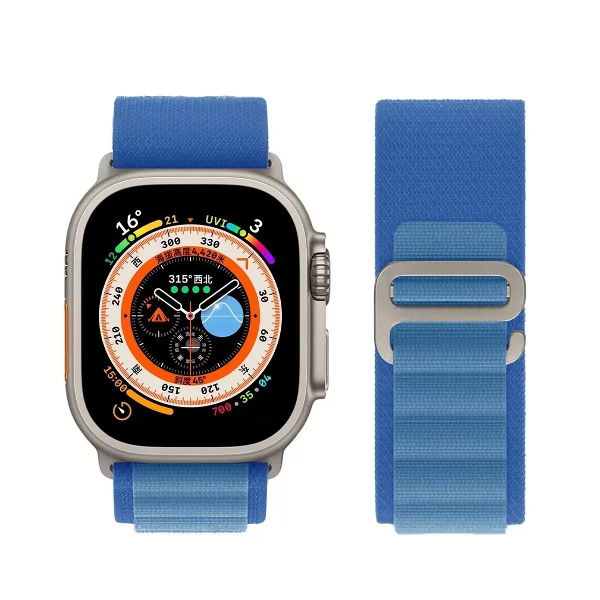 Alpine Loop Apple Watch Band  Premium Nylon Strap For Apple Watch Ultra 2 Series 9 8 7 SE And More 15