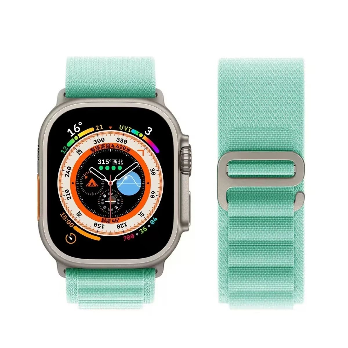 Alpine Loop Apple Watch Band  Premium Nylon Strap For Apple Watch Ultra 2 Series 9 8 7 SE And More 23