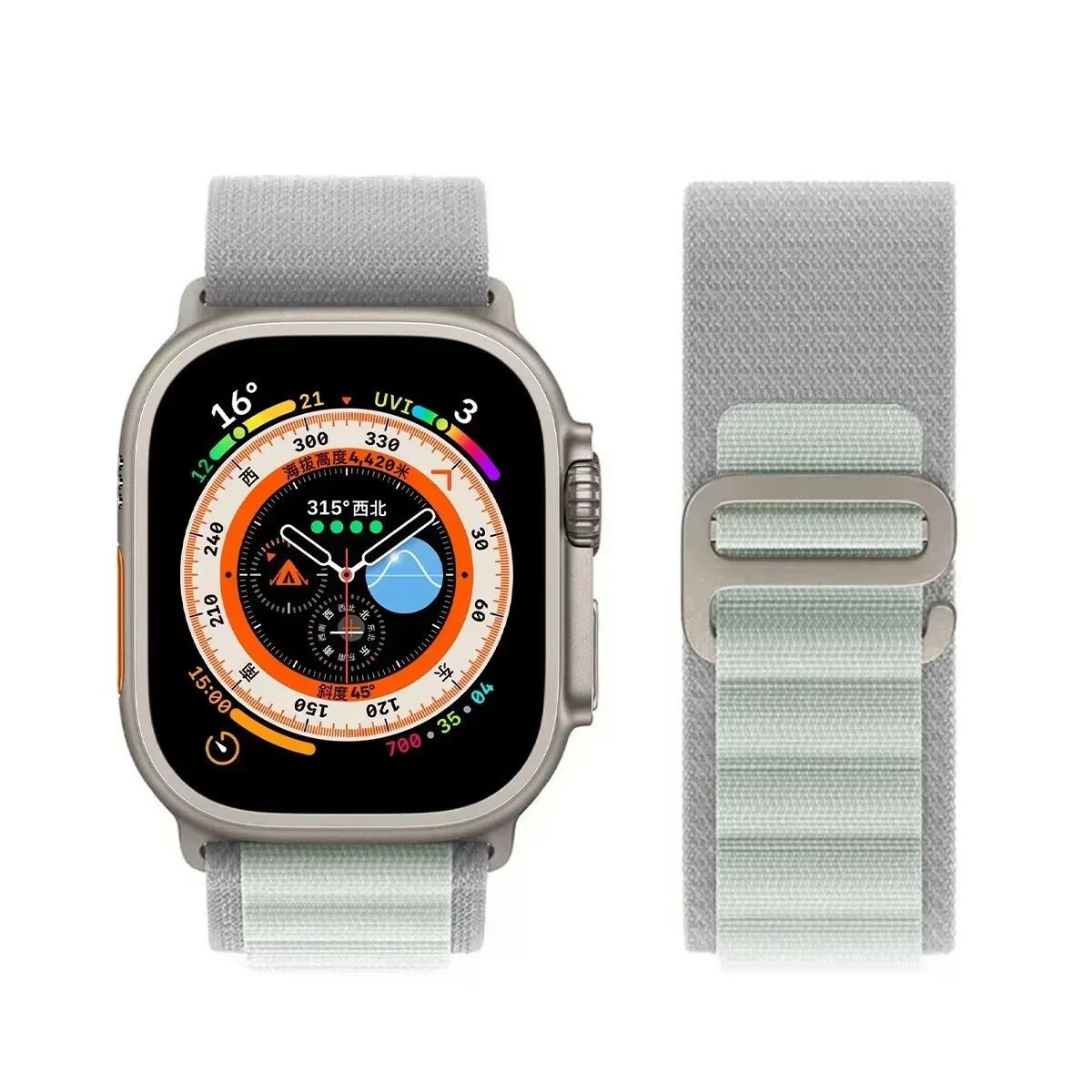 Alpine Loop Apple Watch Band  Premium Nylon Strap For Apple Watch Ultra 2 Series 9 8 7 SE And More 24