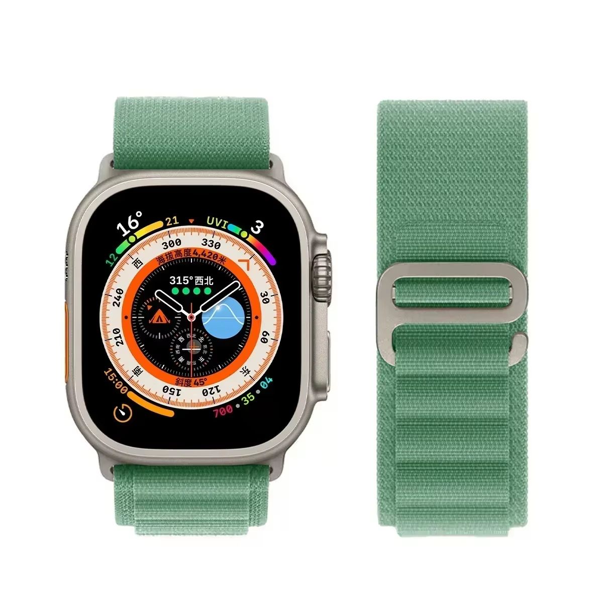 Alpine Loop Apple Watch Band  Premium Nylon Strap For Apple Watch Ultra 2 Series 9 8 7 SE And More 25