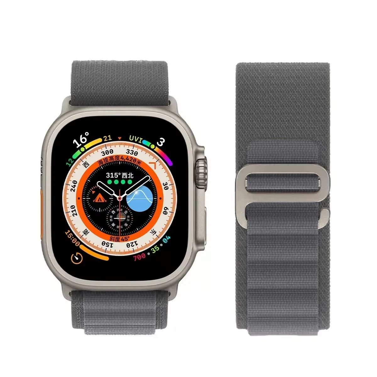 Alpine Loop Apple Watch Band  Premium Nylon Strap For Apple Watch Ultra 2 Series 9 8 7 SE And More 26