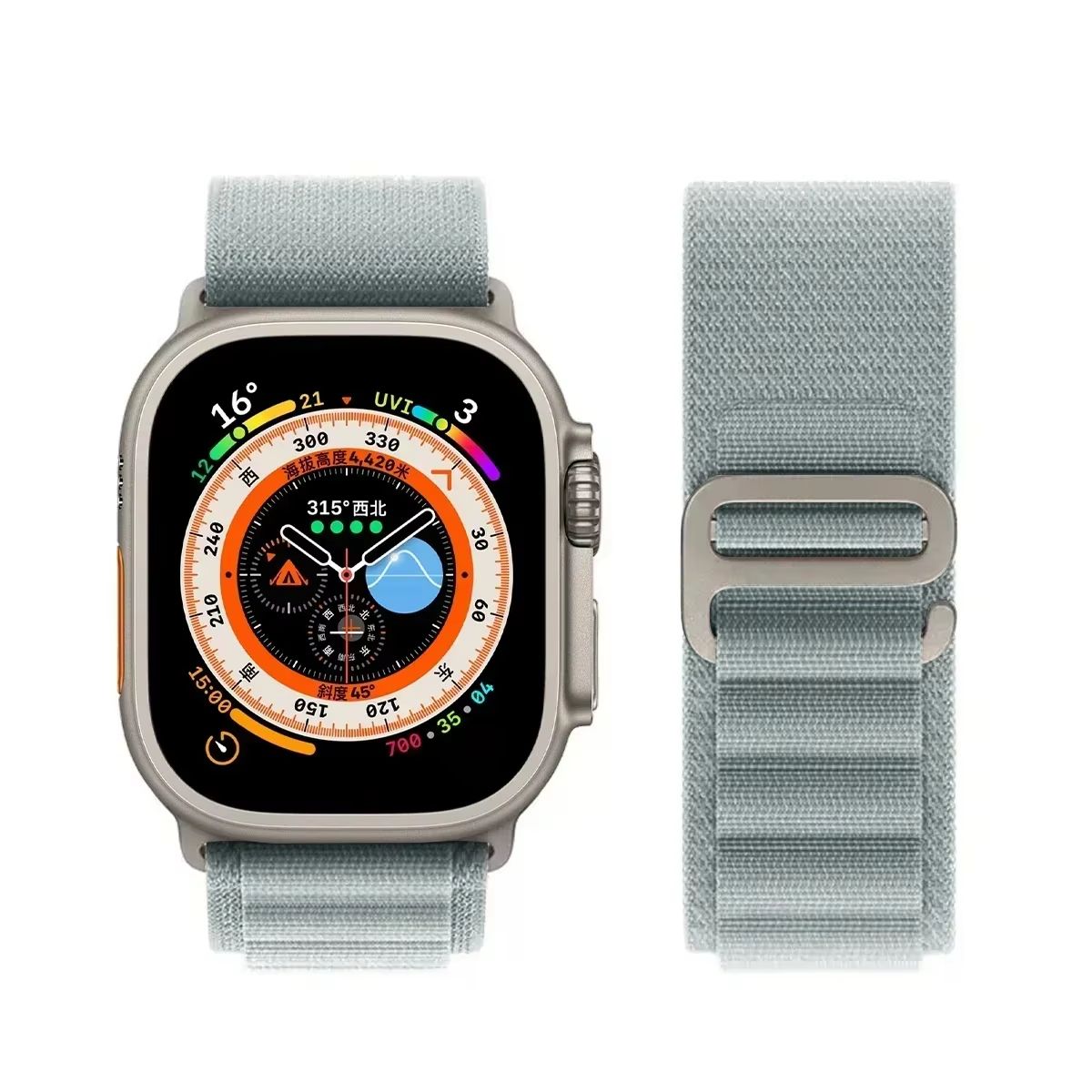 Alpine Loop Apple Watch Band  Premium Nylon Strap For Apple Watch Ultra 2 Series 9 8 7 SE And More 28