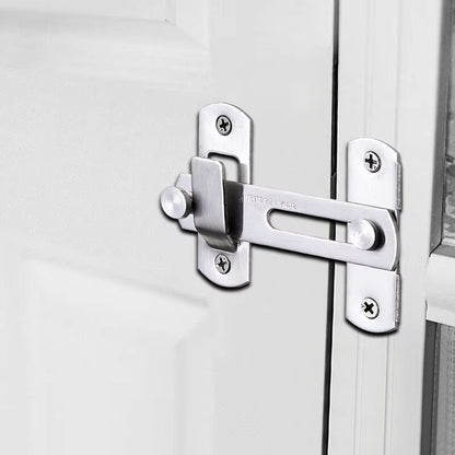 HeavyDuty Sliding Barn Door Latch  Secure Right Angle Door Bolt For Closets Windows And Baby Safety 1