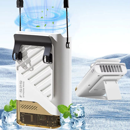 Portable Waist Clip Fan  UltraQuiet FiveHole Cooling Fan With Belt Clip And Neck Strap For Outdoor  2