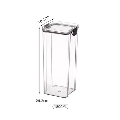 Airtight Multigrain Storage Box  MoistureProof Plastic Food Container For Snacks Dried Fruit  Kitch 10