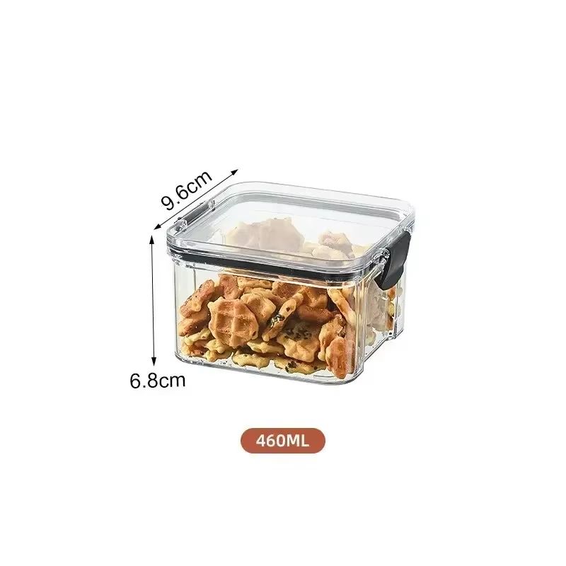 Airtight Multigrain Storage Box  MoistureProof Plastic Food Container For Snacks Dried Fruit  Kitch 3