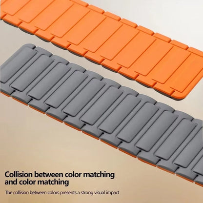 Magnetic Loop Silicone Band For Apple Watch  Soft Secure  Stylish Strap For Series 9 8 7 6 5 4 3 SE 5