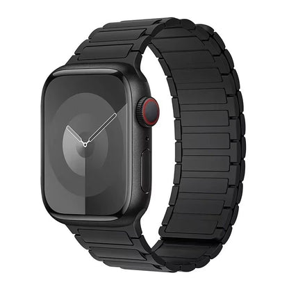 Magnetic Loop Silicone Band For Apple Watch  Soft Secure  Stylish Strap For Series 9 8 7 6 5 4 3 SE 6