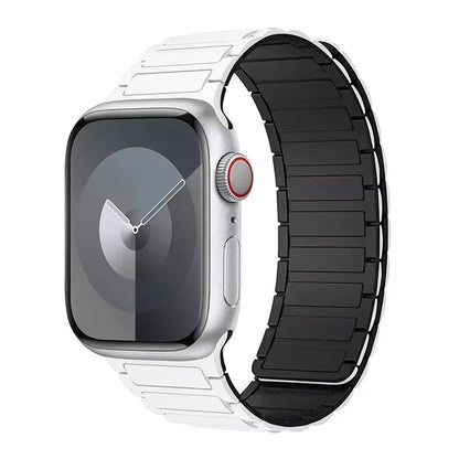 Magnetic Loop Silicone Band For Apple Watch  Soft Secure  Stylish Strap For Series 9 8 7 6 5 4 3 SE 15