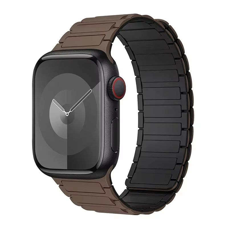 Magnetic Loop Silicone Band For Apple Watch  Soft Secure  Stylish Strap For Series 9 8 7 6 5 4 3 SE 16