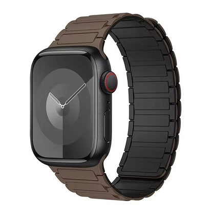 Magnetic Loop Silicone Band For Apple Watch  Soft Secure  Stylish Strap For Series 9 8 7 6 5 4 3 SE 16