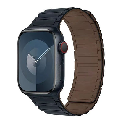 Magnetic Loop Silicone Band For Apple Watch  Soft Secure  Stylish Strap For Series 9 8 7 6 5 4 3 SE 18