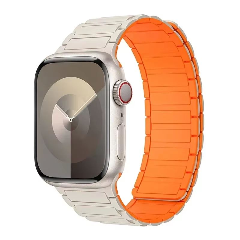 Magnetic Loop Silicone Band For Apple Watch  Soft Secure  Stylish Strap For Series 9 8 7 6 5 4 3 SE 20