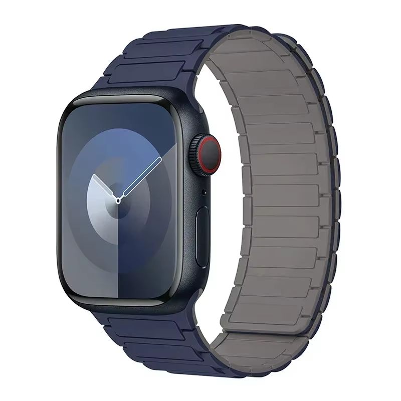 Magnetic Loop Silicone Band For Apple Watch  Soft Secure  Stylish Strap For Series 9 8 7 6 5 4 3 SE 21