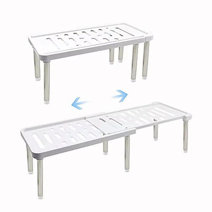 Retractable Kitchen Shelf Organizer  Adjustable Multifunction Storage Rack For Spices Bottles And H 6