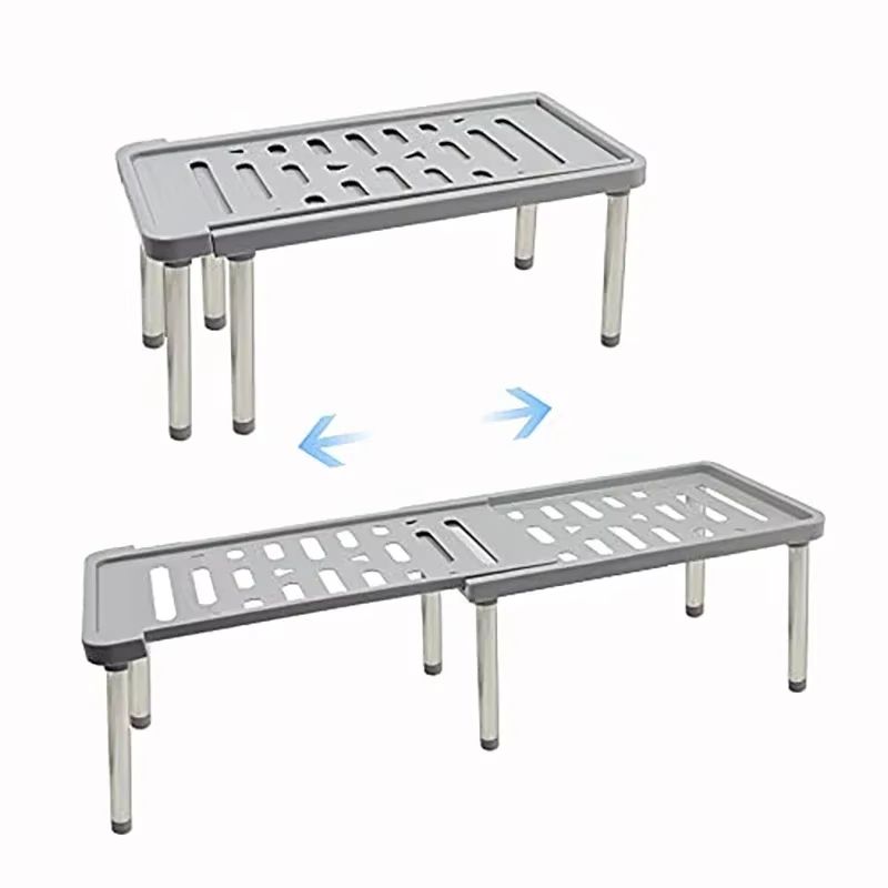 Retractable Kitchen Shelf Organizer  Adjustable Multifunction Storage Rack For Spices Bottles And H 7