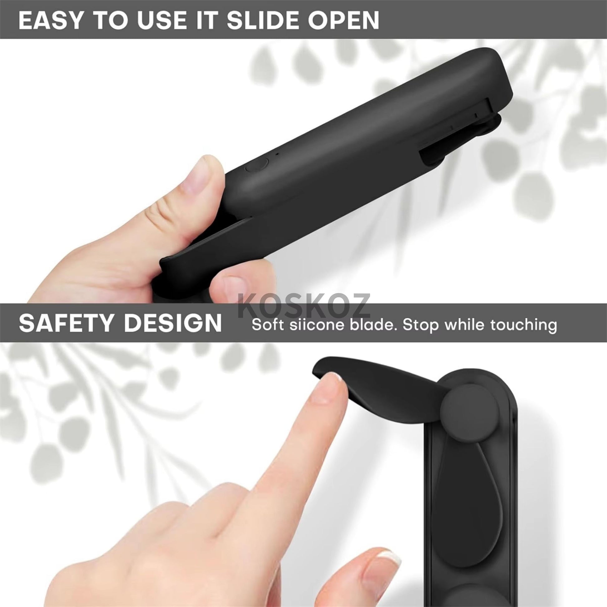 Handheld Mini Fan With Power Bank  Portable USB Rechargeable Pocket Fan For Travel Outdoor And Ever 4