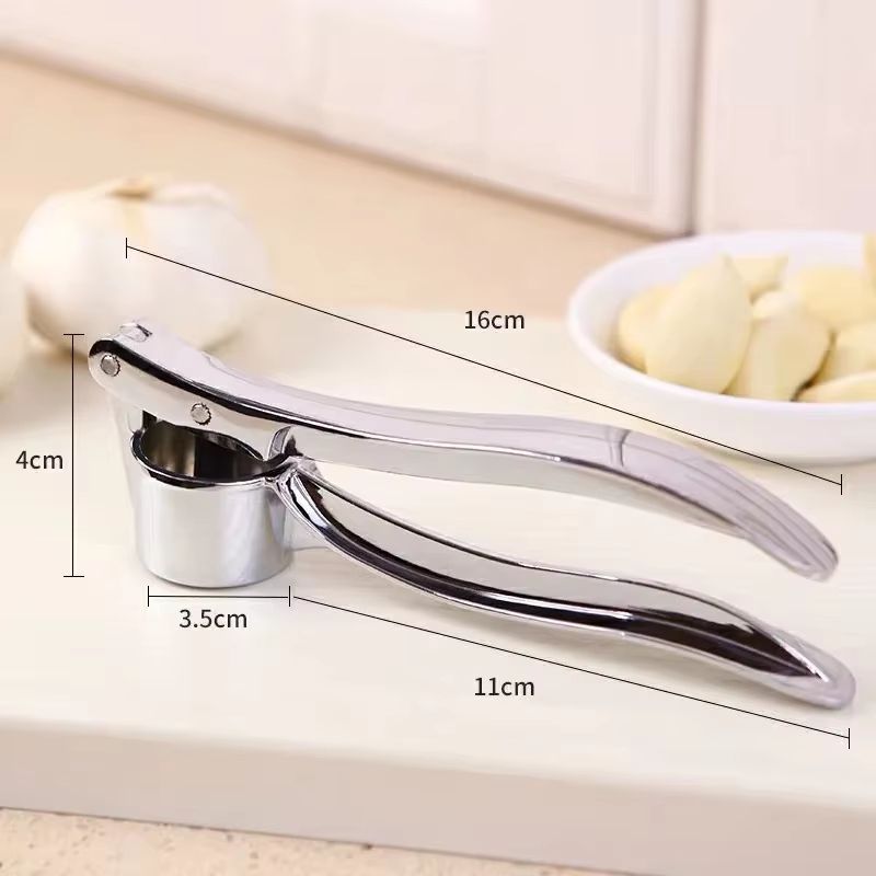 Stainless Steel Garlic Press  Manual Garlic Masher  Ginger Grinder For Effortless Kitchen Prep 3