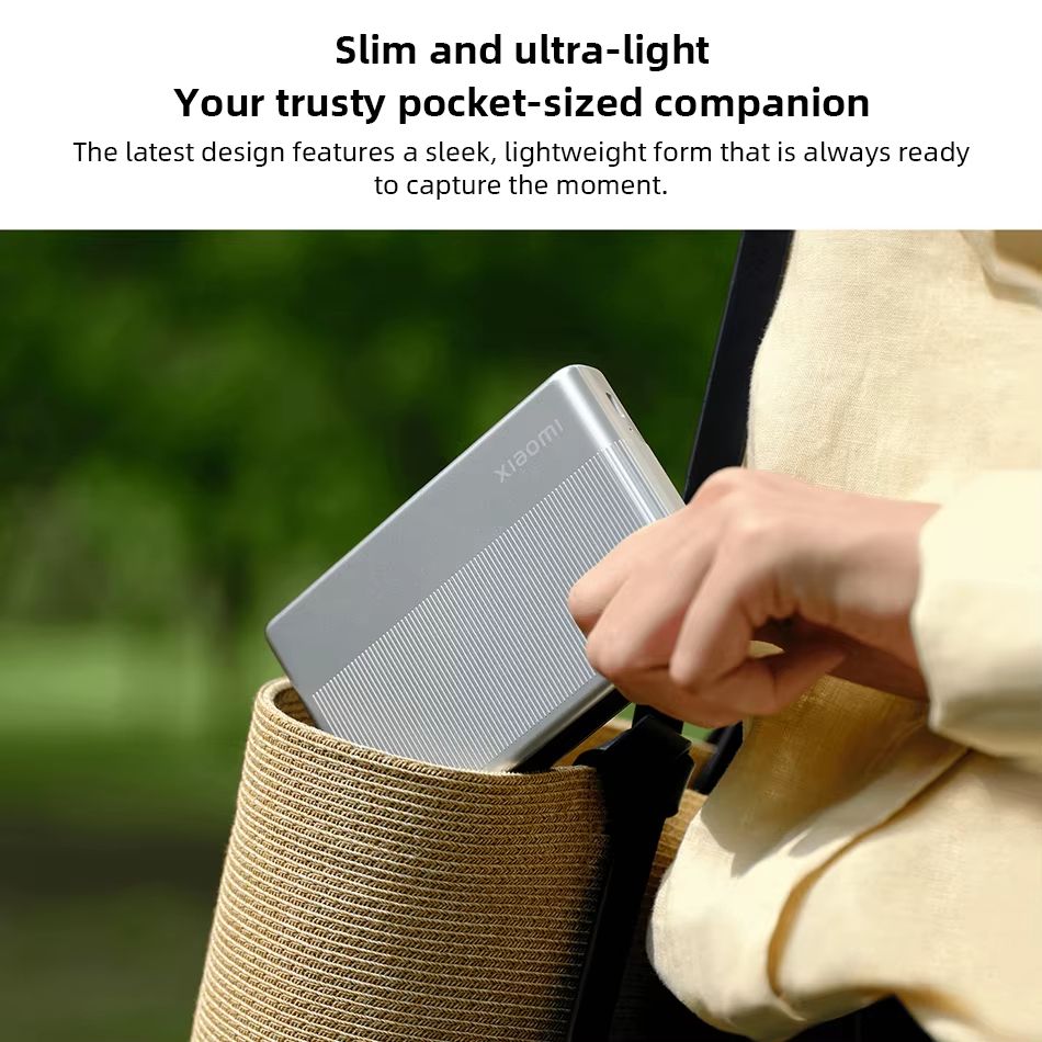 Xiaomi Portable Photo Printer 1S  Wireless Bluetooth ZINK Inkless Mini Printer For Instant Photo Pr 1