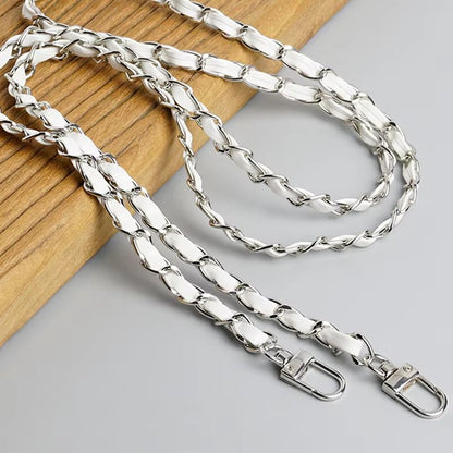 Luxury 120cm Leather Purse Chain Strap  Adjustable Crossbody Replacement Bag Chain For Women 11